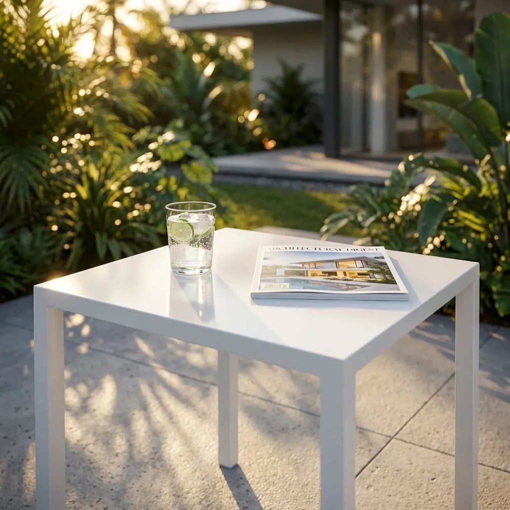 AUTOLIV - tavolo da esterno autolivellante in acciaio