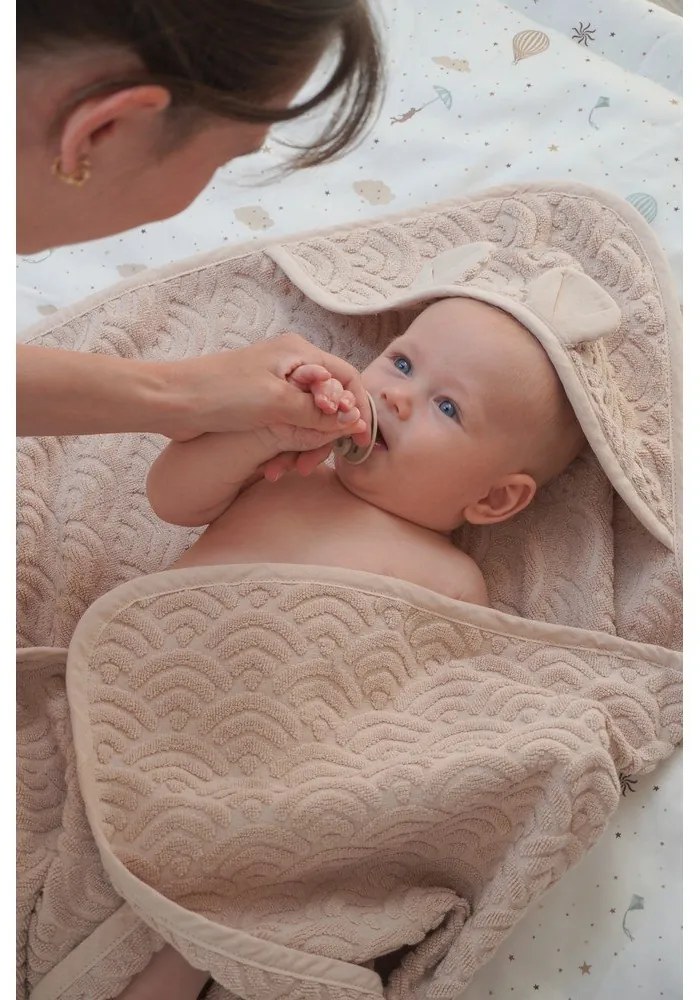 Coperta per bambini avorio in cotone organico 90x120 cm Dreamland – Cam Cam Copenhagen