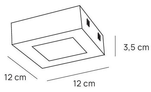 VIRGO Plafoniera LED quadrata bianca CCT regolabile disponibile in varie misure (sostituisce VPL 02)