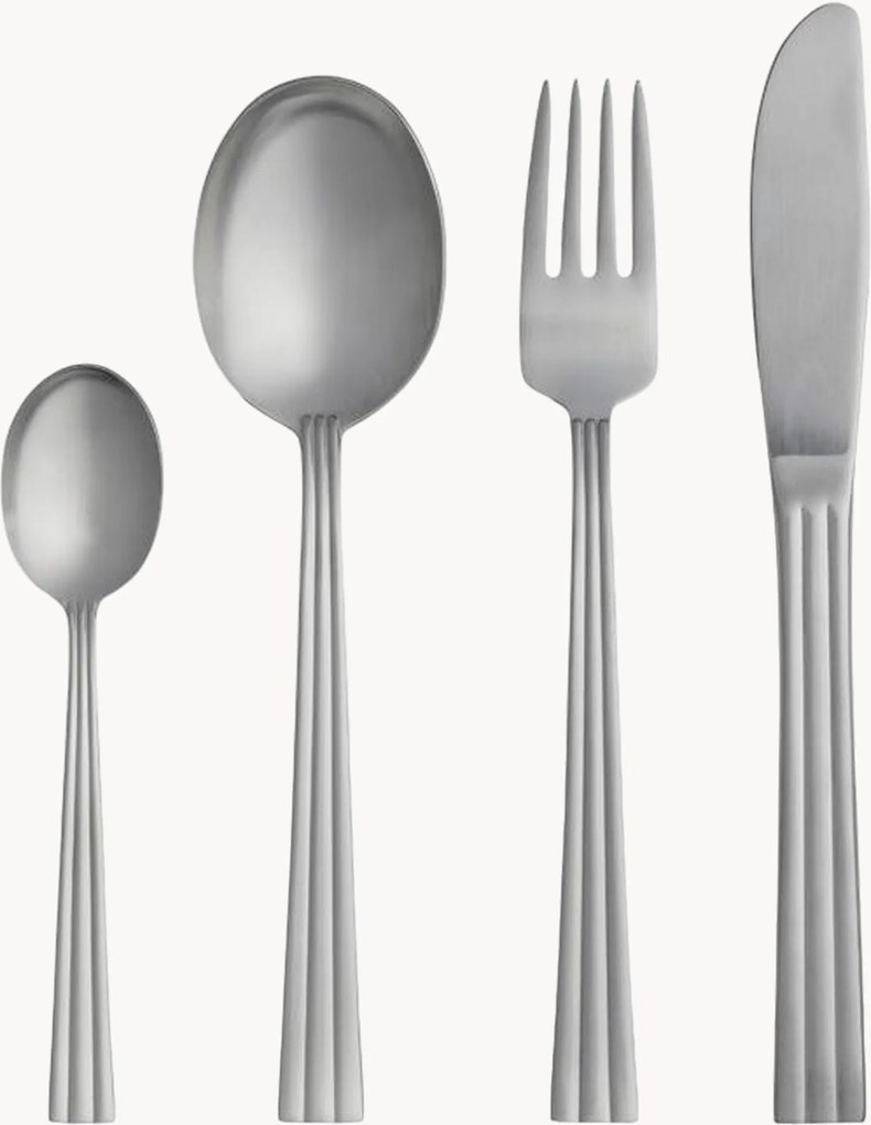 Set di 16 posate in acciaio inossidabile Thebe, 4 persone