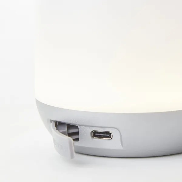 Brilliant - Lampada da tavolo LED da esterno dimmerabile GEMMA LED/1,9W/5V IP44 bianco