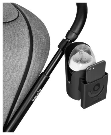 Lionelo - Portabevande per passeggino OVE Black Onyx