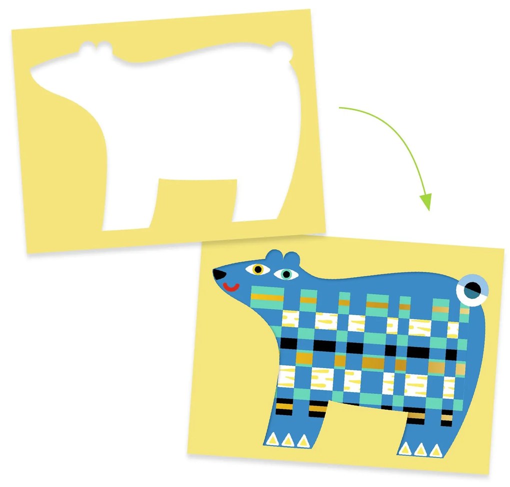 Gioco creativo - intreciamo gli animali