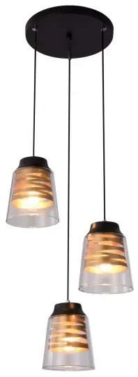 Lampadario su filo FRESNO 3xE27/60W/230V