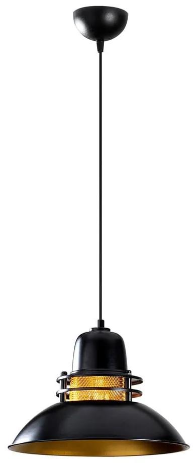Lampada a sospensione nera Berceste, ø 34 cm - Opviq lights
