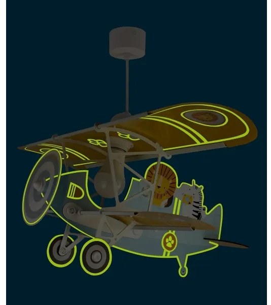 Dalber 54602 - Lampadario bambini LITTLE LION 1xE27/15W/230V