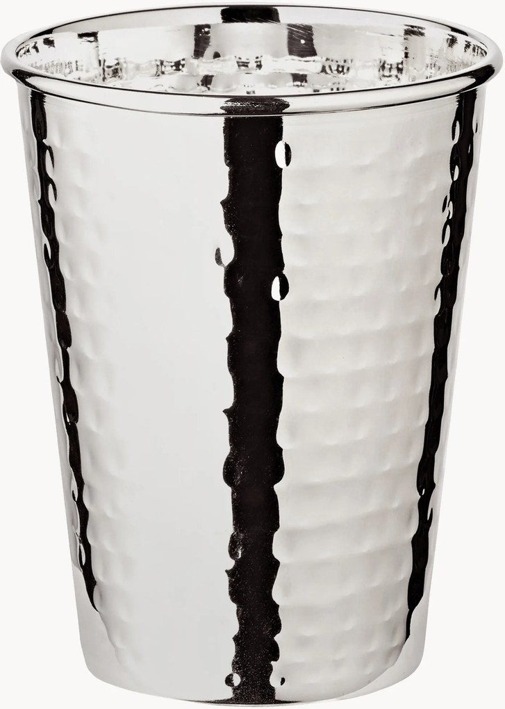 Set di 3 bicchieri argentati Mido