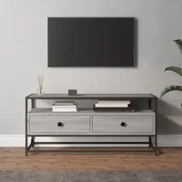 Mobile Porta TV Grigio Sonoma 100x35x45 cm in Legno Multistrato 826308