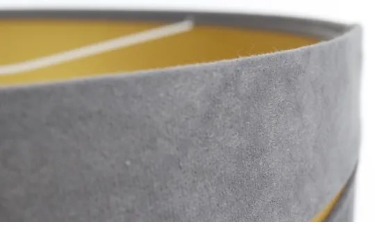 Lampadario a sospensione con filo SWING 1xE27/60W/230V grigio/oro