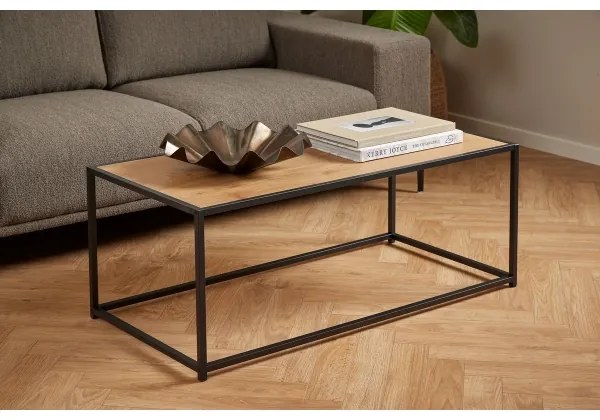 Tavolino SARON quercia/nero