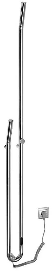 Sapho - Portasciugamani elettrico con un timer DUOPASSO 45W/230V 170 cm cromo lucido