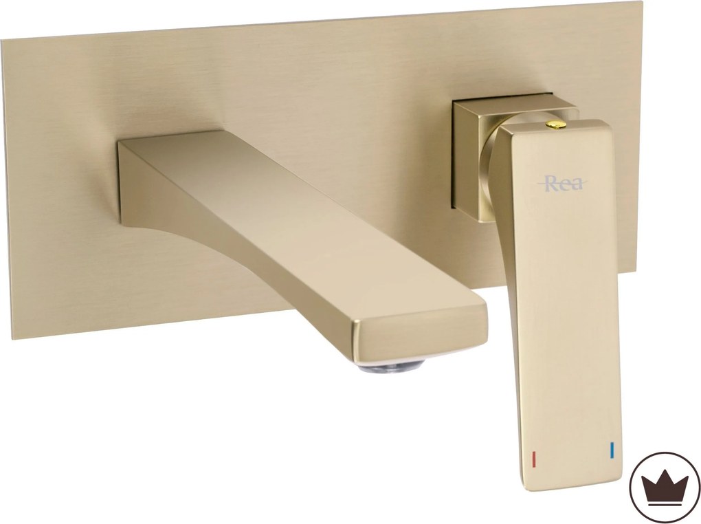 Rubinetto da parete PREMIUM REA Joe Brush Gold