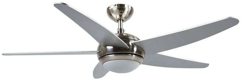 Lindby - Anneka Ventilatore da Soffitto Ø132 Argento Lindby