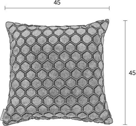 Cuscino giallo con imbottitura , 45 x 45 cm Monty - Zuiver