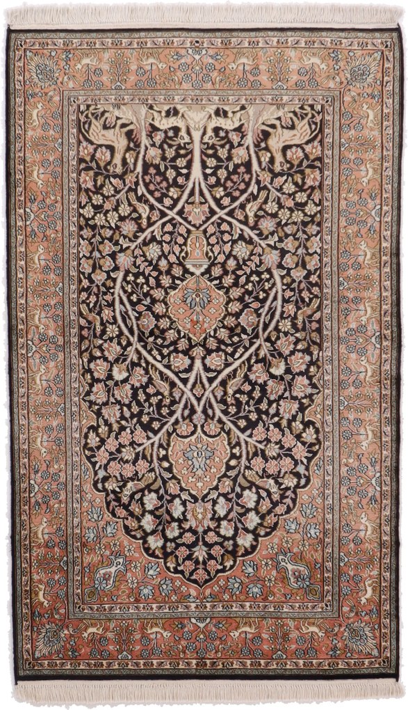 Cashmere Silk Tappeto 100x160 (Indian) Annodato A Mano