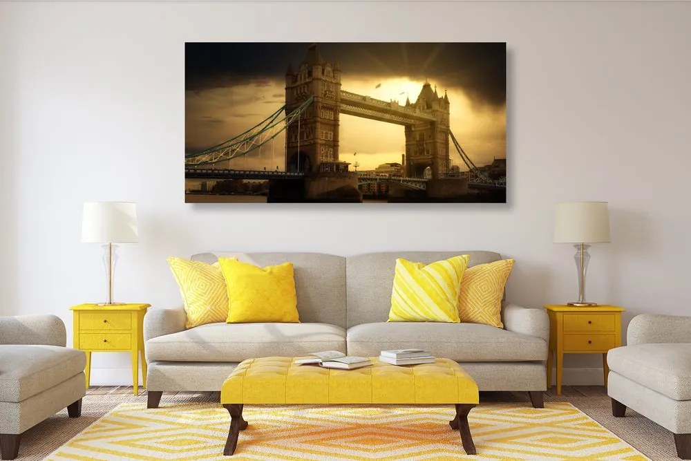 Quadro su tela – Tramonto su Tower Bridge