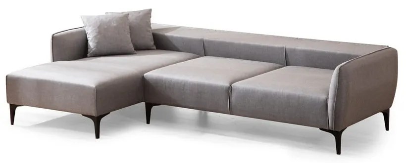Divano angolare grigio chiaro, angolo sinistro - Belissimo - Balcab Home