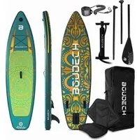 Stand Up Paddle Board Flatwater/Touring Kolohe Polynesia- Tavola da SUP gonfiabile 300X75X15 cm con sediolino pagaia regolabile, cavigliera, gonfiatore, kit riparazione e borsa da trasporto. Peso Max 140kg