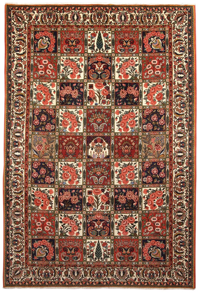 Bakhtiar Tappeto 300 x 210 (Iran) Annodato A Mano
