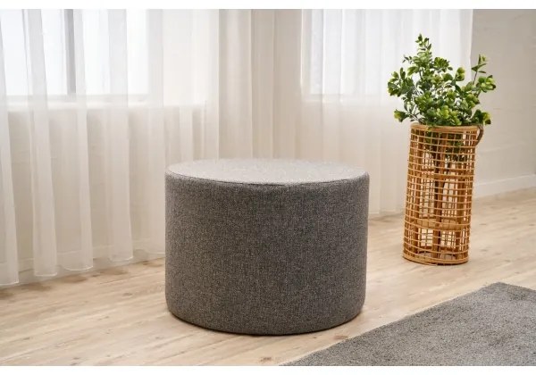 Pouf RABO Ø 58 cm grigio