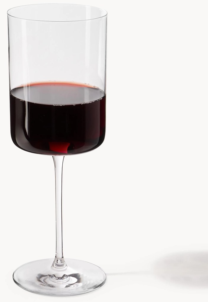 Set di 4 calici da vino rosso in cristallo Xavia