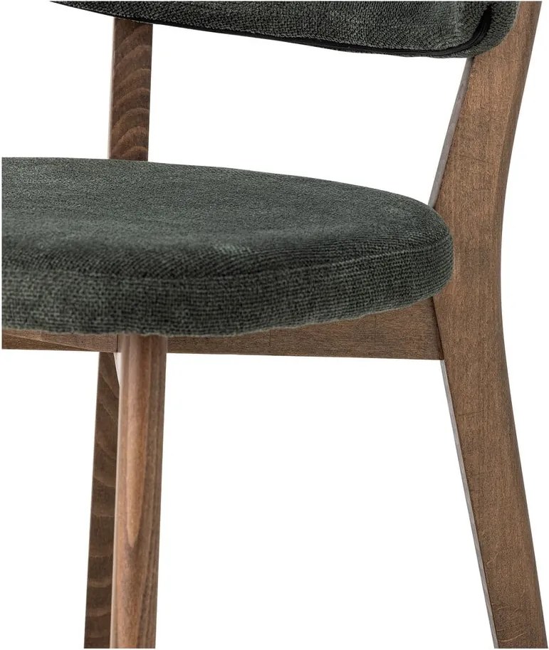 Sedia da pranzo verde scuro/marrone Cally – Bloomingville