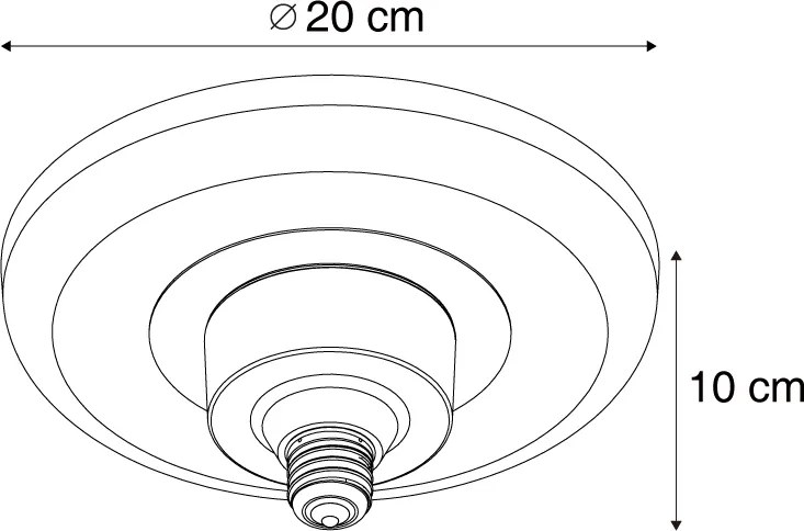 Lampadina decorativa LED E27 trasparente 6,5W 430 lm 3000K