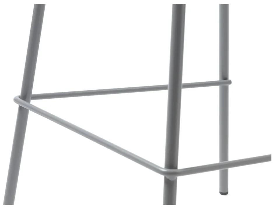 Sgabello da bar in plastica grigia 92,5 cm Whitby - Unique Furniture