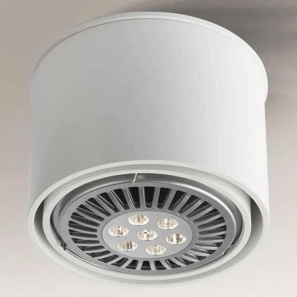 Shilo 7016 - Faretto MIKI 1xGU10/15W/230V bianco