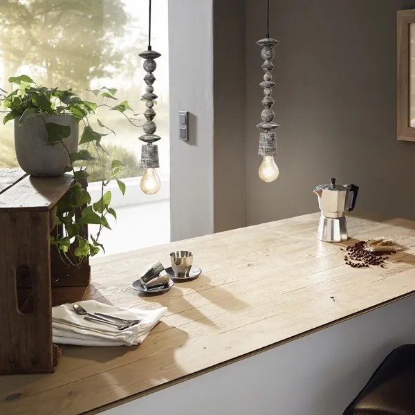 Eglo 49372 - Lampada a sospensione AVOLTRI 1xE27/60W/230V