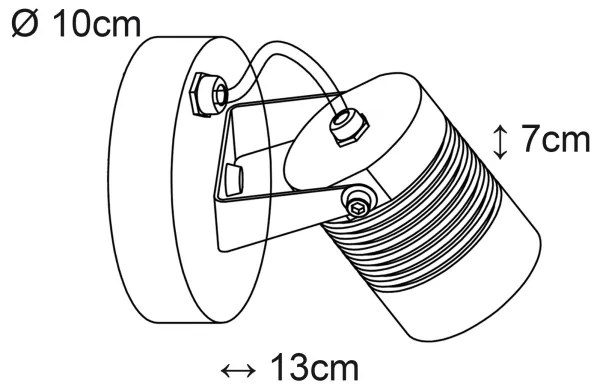 Top Lampada - Applique a LED da esterno LED/5W/230V IP54