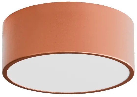 Plafoniera da soffitto per bagno con sensore CLEO 1xE27/24W/230V Ø 20 cm IP54, finitura rame