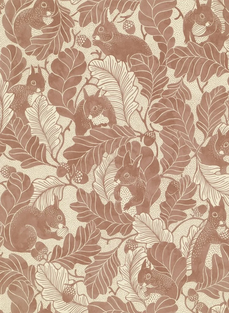 Långelid / von Brömssen Carta da parati Oak Tree Tails - Powder Tan