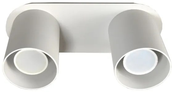 Plafoniera CREEP 2xGU10/25W/230V bianca