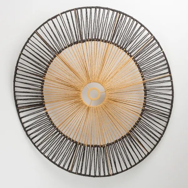 Paralume universale KERIA Ø 80 cm marrone/nero