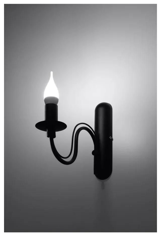 Lampada da parete nera Fiorano - Nice Lamps
