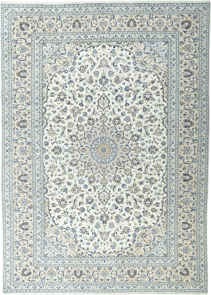 Kashan Tappeto persiano 400 x 290 Beige (Iran) Annodato A Mano
