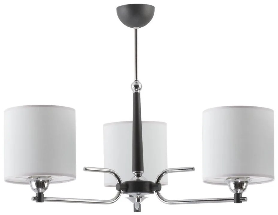 Jupiter 1407 - TW 3 G - Lampadario a sospensione con supporto rigido TWINGO 3xE27/60W/230V