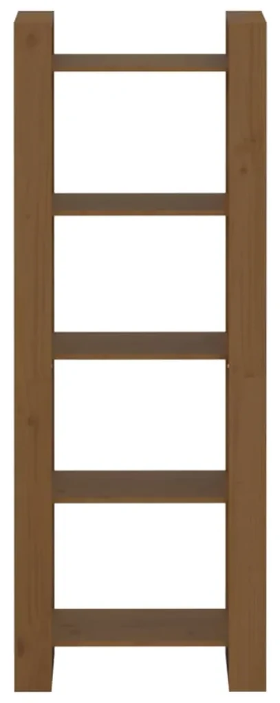 Libreria/divisorio marrone miele 60x35x160 cm legno massello