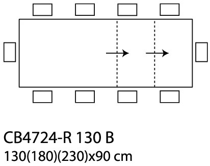 Connubia tavolo eminence 130b