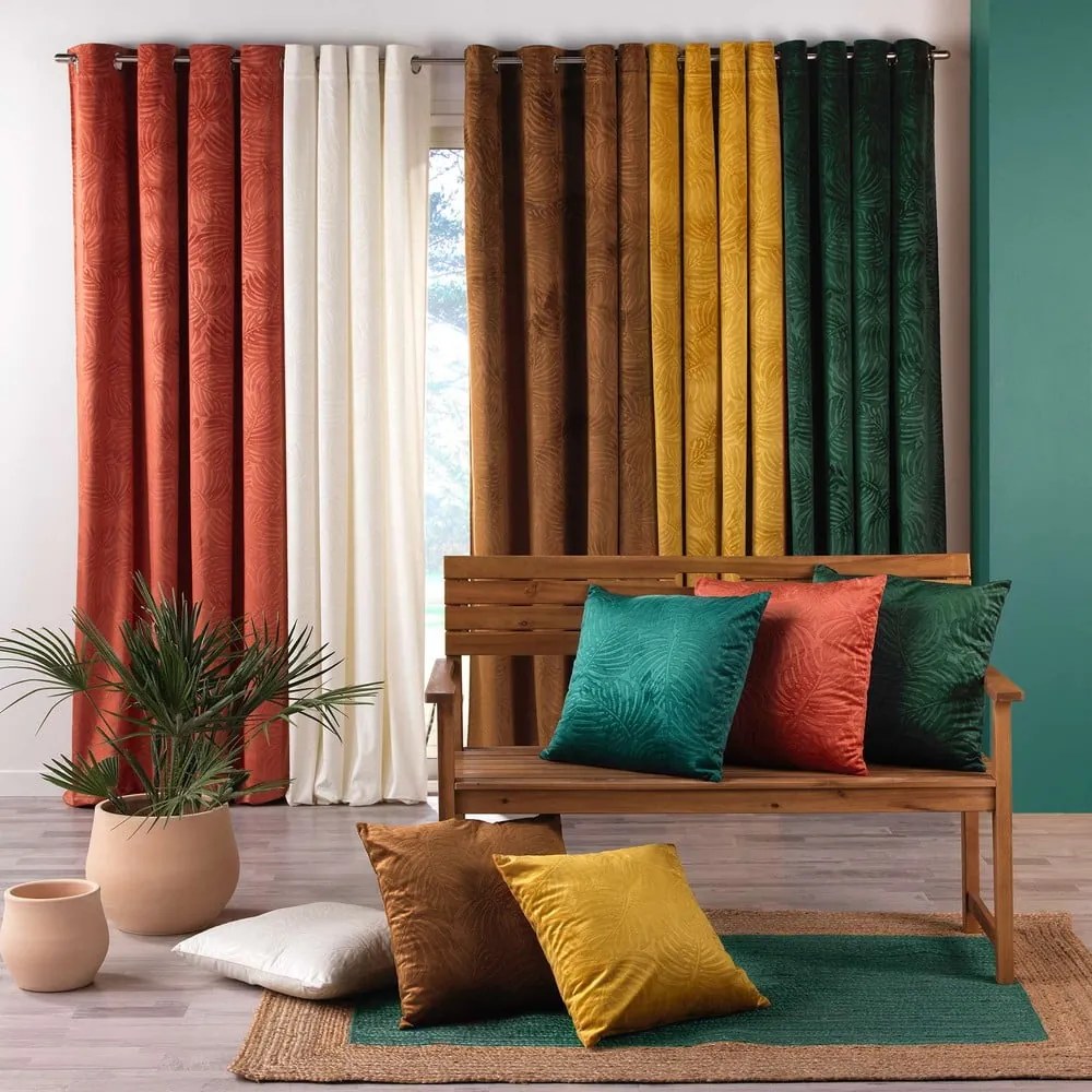 Tenda blu in velluto 140x240 cm Analia – douceur d'intérieur