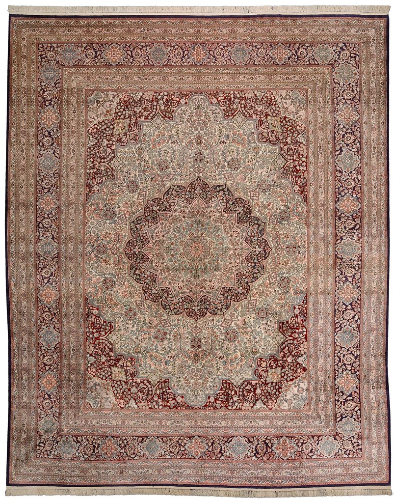 Hereke Tappeto orientale 250 x 300 Rosso (Cina) Annodato A Mano