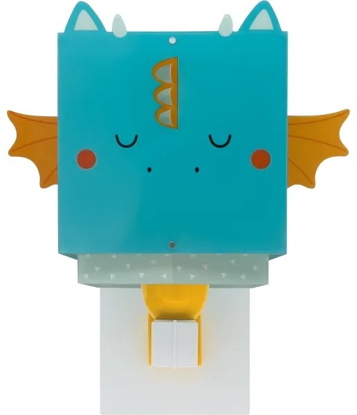 Dalber 64389 - Applique per bambini LITTLE DRAGON 1xE27/15W/230V