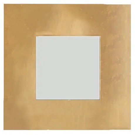 Plafoniera Contemporanea Pixel Metallo Foglia Oro Led 52W