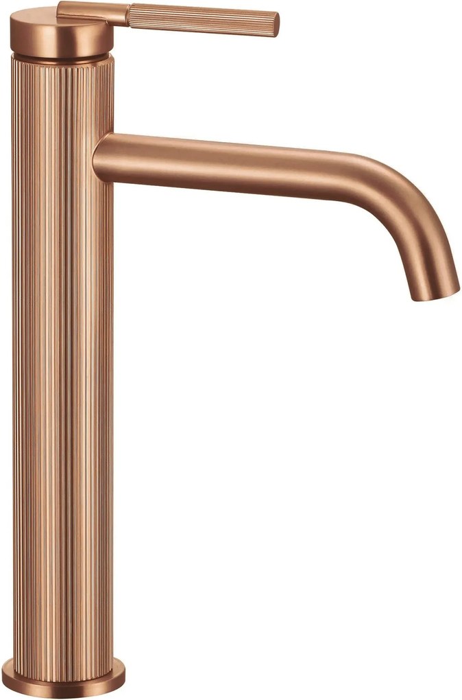 Rubinetto da lavabo Rea Argon Brush Copper high