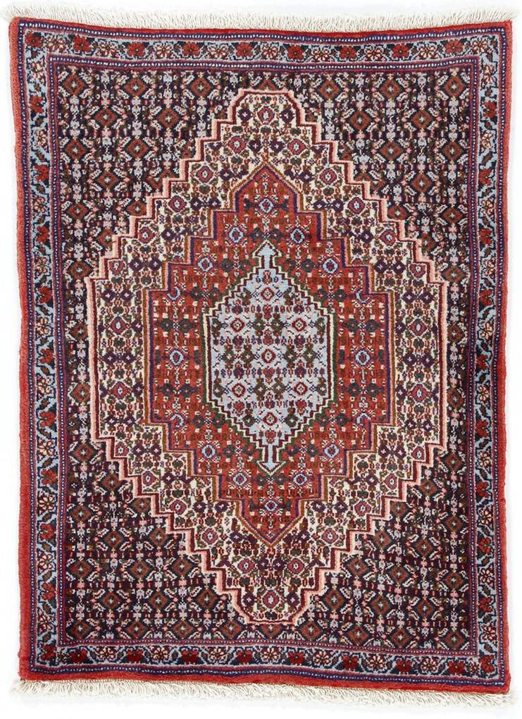 Senneh Tappeto 80 x 100 (Iran) Annodato A Mano