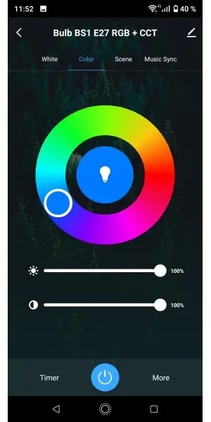 Lampadina LED RGBW dimmerabile BS2 GU10/5,5W/230V 3000-6500K Wi-Fi - iGET 75020901