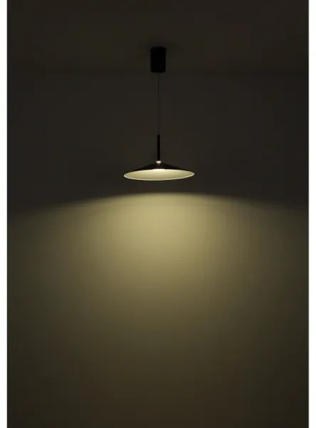 Globo 15635S - Lampadario LED a sospensione con cavo LAMPONE LED/18W/230V 4000K nero