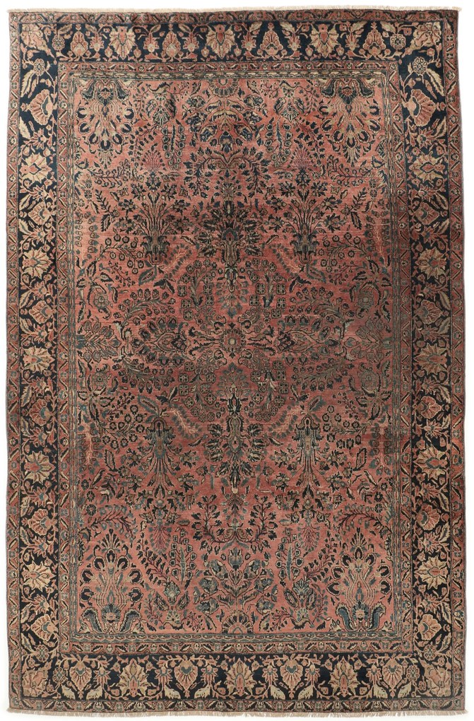 Sarouk Tappeto 340 x 230 (Iran) Annodato A Mano