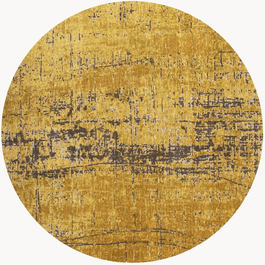 Tappeto rotondo jacquard da interno-esterno Liberty